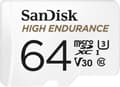 Miniatyrbillede 7 af 7: SanDisk microSDXC High Endurance Monitoring 64GB, Klasse 10, 100MB/s + SD-adapter