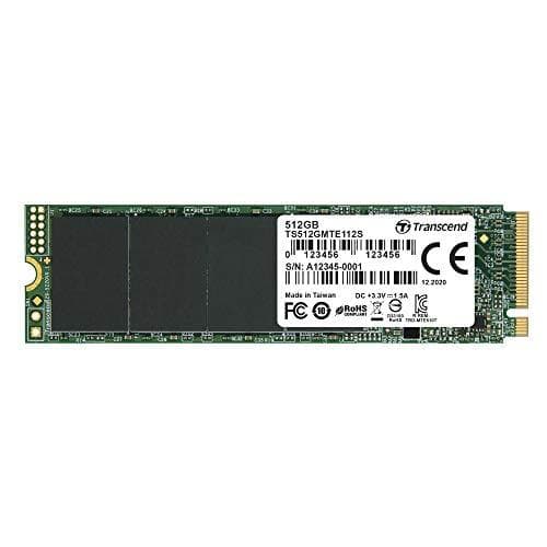 Transcend 112S - SSD - 512 GB - intern - M.2 2280 (dobbeltsidet) - PCI Express 3.0 x4 (NVMe)