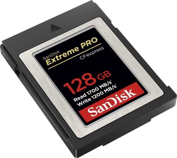 SanDisk CF Extreme PRO CFexpress 128GB, Typ B, 1700MB/s Läs, 1200MB/s Skriv