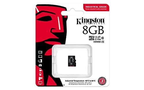 Kingston Industrial - Flash-minneskort - 8GB - A1 / Video Class V30 / UHS-I U3 / Class10 - microSDHC UHS-I