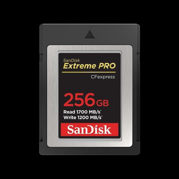 SanDisk CF Extreme PRO CFexpress 256GB, Typ B, 1700MB/s Läs, 1200MB/s Skriv