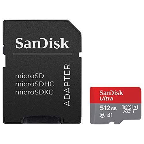 SanDisk 512GB Ultra microSDXC 150MB/s+SD-adapter (SDSQUAC-512G-GN6MA)