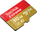 Miniatyrbillede 2 af 5: SanDisk Extreme MicroSDXC 512GB - 190/130 mb/s - A2 - V30 - SDA - Rescue Pro DL 1Y - Inklusiv SD-adapter