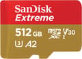 Miniatyrbillede 1 af 5: SanDisk Extreme MicroSDXC 512GB - 190/130 mb/s - A2 - V30 - SDA - Rescue Pro DL 1Y - Inklusiv SD-adapter