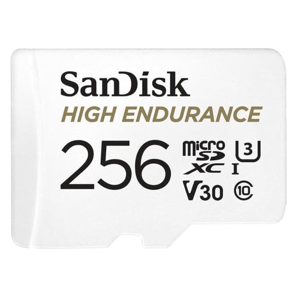 SanDisk MicroSDHC Dash Cam & Home Monitoring 256GB inkl SD-adapter