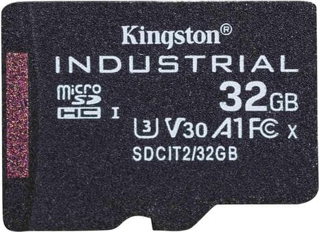 Kingston Industrial - Flash-muistikortti - 32 Gt - A1 / Video Class V30 / UHS-I U3 / Class10 - microSDHC UHS-I