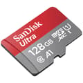 Miniatyrbild 2 av 2: SanDisk Ultra + Adapter microSDXC-Kort 128 GB A1 Application Performance Class, UHS-Class 1