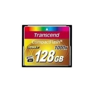 Transcend Ultimate - Flash-hukommelseskort - 128GB - 1000x - CompactFlash (TS128GCF1000)