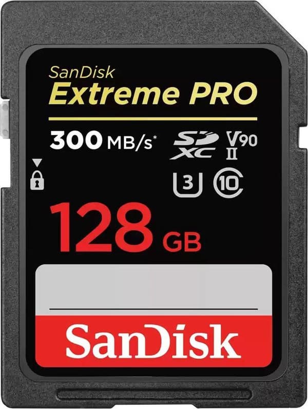 SanDisk Extreme PRO Flash-minne 128 GB SDXC UHS-II Klass 10