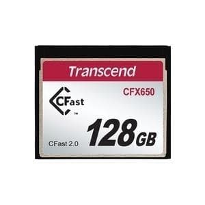 Transcend CFast 2.0 CFX650 - Flash-minneskort - 128GB - CFast 2.0 (TS128GCFX650)