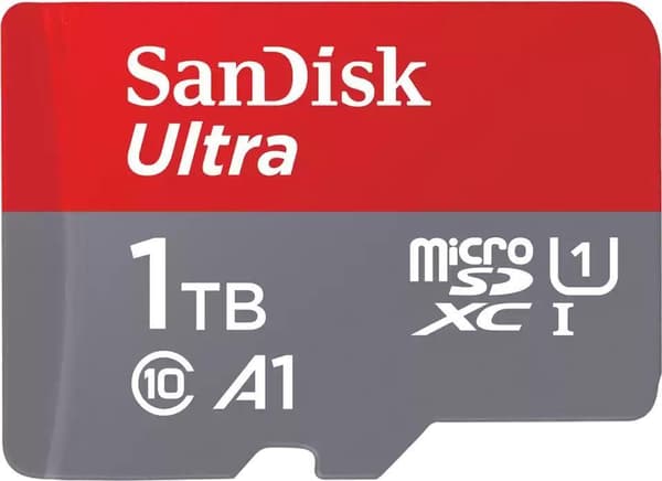 SanDisk 1TB Ultra microSDXC 150MB/s+SD-adapter (SDSQUAC-1T00-GN6MA)