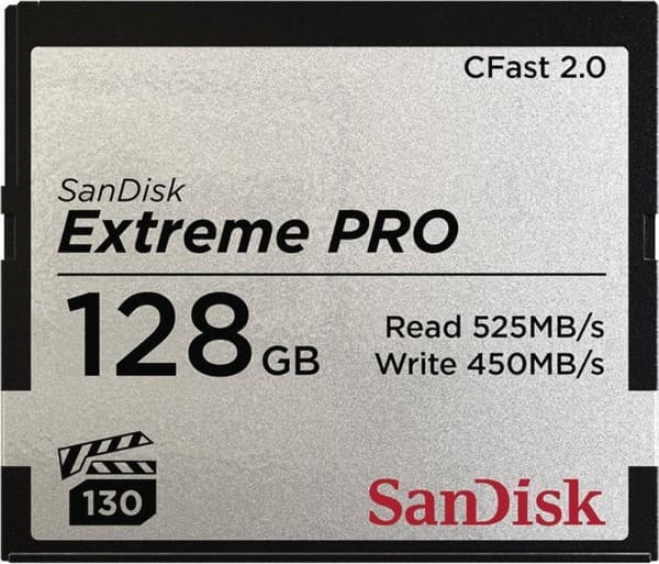 SanDisk Extreme Pro CFAST 2.0 128GB 525MB/s VPG130