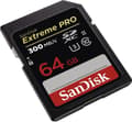 Miniatyrbild 3 av 6: SanDisk SDXC Extreme Pro 64GB 300MB/s C10 UHS-II U3