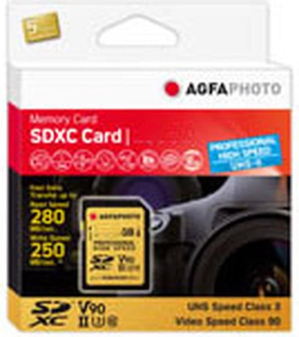 Agfa Photo SDXC UHS II 128GB Professional High Speed U3 V90