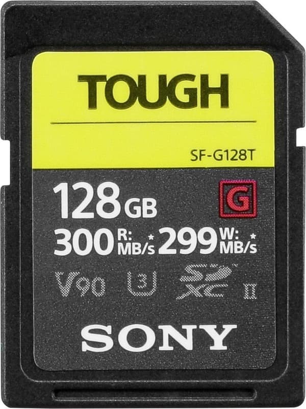 Sony Tough Professional SDXC 128GB - CL10 UHS-II R300 W299