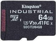 Kingston Industrial - Flash-minneskort - 64GB - A1 / Video Class V30 / UHS-I U3 / Class10 - microSDXC UHS-I