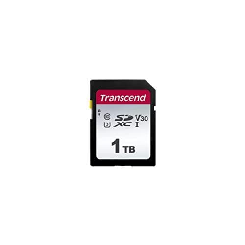 Transcend 300S - Flash-minneskort - 1TB - Video Class V30 / UHS-I U3 / Class10 - SDXC UHS-I (TS1TSDC300S)