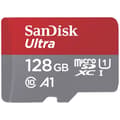 Miniatyrbild 1 av 4: SanDisk microSDXC Ultra 128GB (A1/UHS-I/Cl.10/140MB/s) + Adapter Mobile microSDXC-Kort 128 GB A1 Application Performa