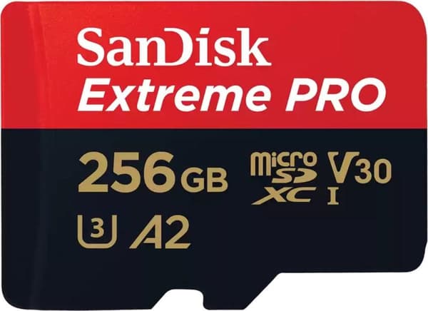 SanDisk MicroSDXC Extreme PRO 256GB 200/140 mb/s - A2 - V3