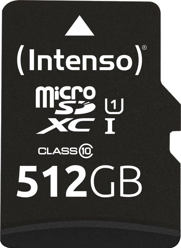 Intenso microSD Karte UHS-I Premium Flash-minne 512 GB Klass 10