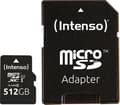Miniatyrbild 2 av 8: Intenso microSD Karte UHS-I Premium Flash-minne 512 GB Klass 10