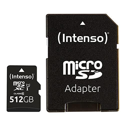 Intenso microSD 512GB UHS-I Perf CL10| Prestanda - 512 GB - MicroSD - Klass 10 - UHS-I - Klass 1 (U1) - Stöttålig - Temperaturbeständig - Vattentät -
