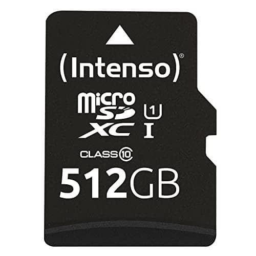 Intenso microSD 512GB UHS-I Perf CL10| Prestanda - 512 GB - MicroSD - Klass 10 - UHS-I - Klass 1 (U1) - Stöttålig - Temperaturbeständig - Vattentät -