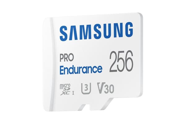 Samsung PRO Endurance MB-MJ256KA - Flash-minneskort (microSDXC till SD-adapter ingår) - 256GB - Video Class V30 / UHS-I U3 / Class10 - microSDXC UHS-I