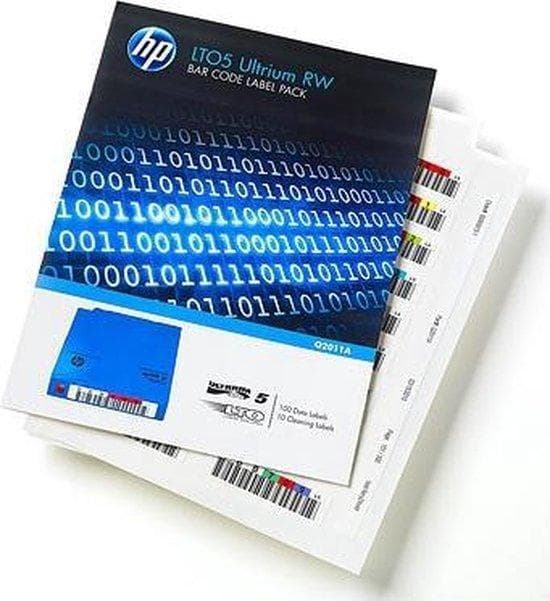 Hewlett Packard Enterprise HPE LTO-5 Ultrium RW stregkodelabelpakke - stregkodeetiketter - til HP MSL2024, MSL4048, MSL8096, LTO-5 Ultrium, StoreEver