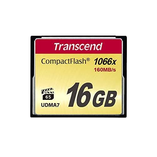 Transcend Ultimate - Flash-minneskort - 16GB - 1000x - CompactFlash (TS16GCF1000)