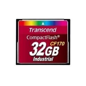Transcend CF170 Industrial - Flash-minneskort - 32GB - 170x - CompactFlash (TS32GCF170)