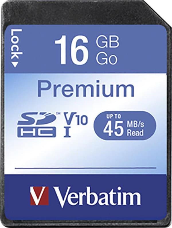 Verbatim SDXC UHS-1 minneskort / 256GB