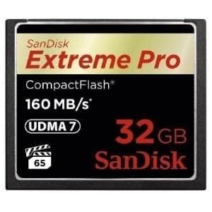 32GB CompactFlash SANDISK EXTREME Pro 160MB/s SDCFXPS-032G (SDCFXPS-032G-X46)