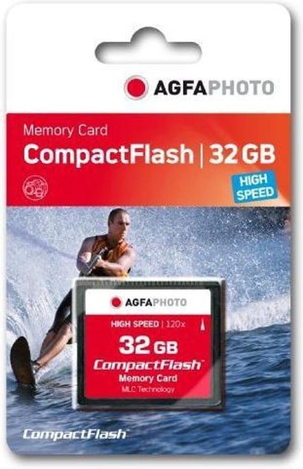 AgfaPhoto USB & SD-kort Compact Flash 32GB SPARRFRIST 01.01.2010 flashminne CompactFlash