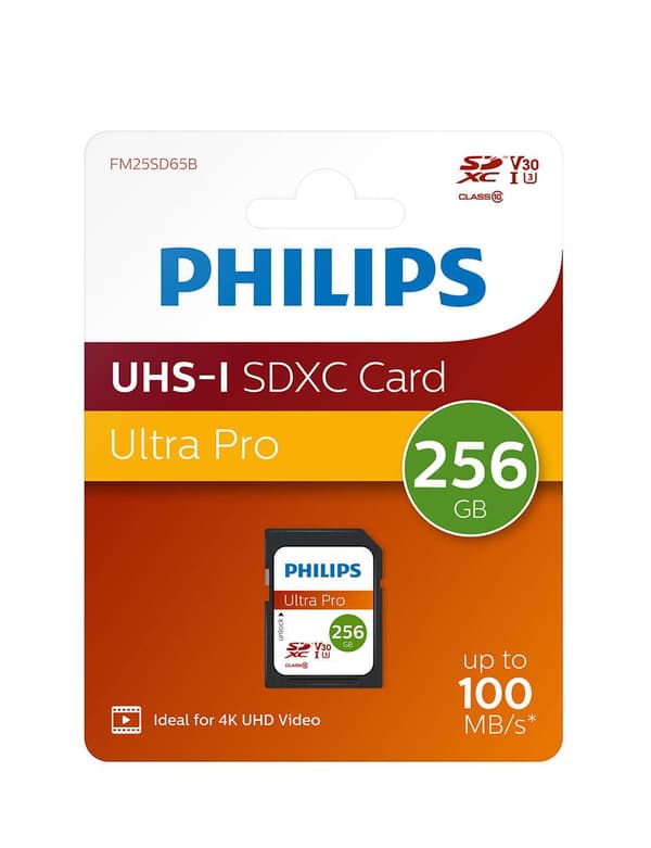 Philips FM25SD65B - SDXC-kort 256GB - Klasse 10 - UHS-I U3