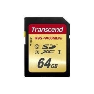 Transcend Ultimate - Flash-minneskort - 64GB - UHS Class 3 - SDXC UHS-I (TS64GSDU3)