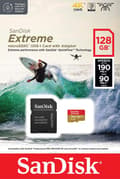 Miniatyrbild 4 av 5: WESTERN DIGITAL EXTREME MICROSDXC 128GB SD-ADAPTER ACTION KAMER OCH DRÖNER 1 (SDSQXAA-128G-GN6AA)
