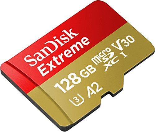 WESTERN DIGITAL EXTREME MICROSDXC 128GB SD-ADAPTER ACTION KAMER OCH DRÖNER 1 (SDSQXAA-128G-GN6AA)