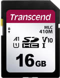 Miniatyrbild 1 av 2: Transcend TS16GSDC410M SD-kort 16GB Klass 10 UHS-I