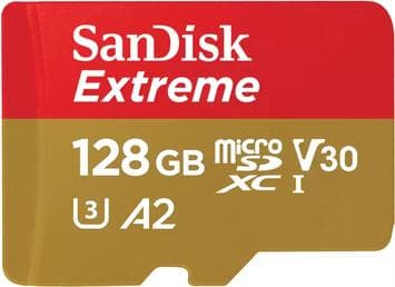 WESTERN DIGITAL EXTREME MICROSDXC-KORT 128GB FÖR MOBILSPEL 190MB/S 90MB/S (SDSQXAA-128G-GN6GN)