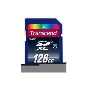 Transcend Premium - Flash-minneskort - 128GB - Klass 10 - SDXC