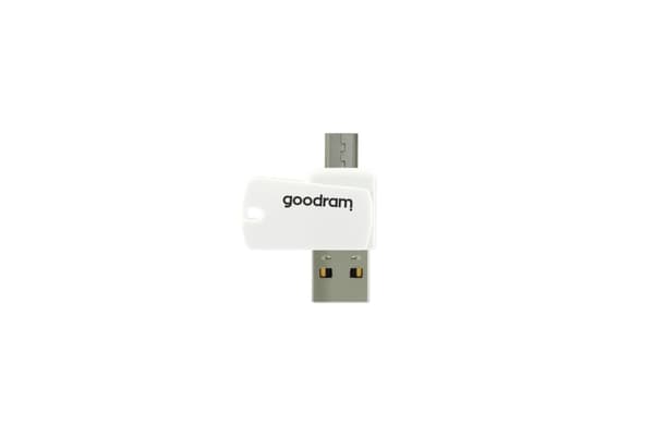 Minneskort med adapter och GoodRam All in One M1A4-0160R12 (16 GB, klass 10, adapter, microSDHC-kortläsare, minneskort) (M1A4-0160R12)