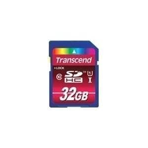 Transcend - Flashminneskort - 32GB - Klass 10 - SDHC UHS-I (TS32GSDHC10U1)