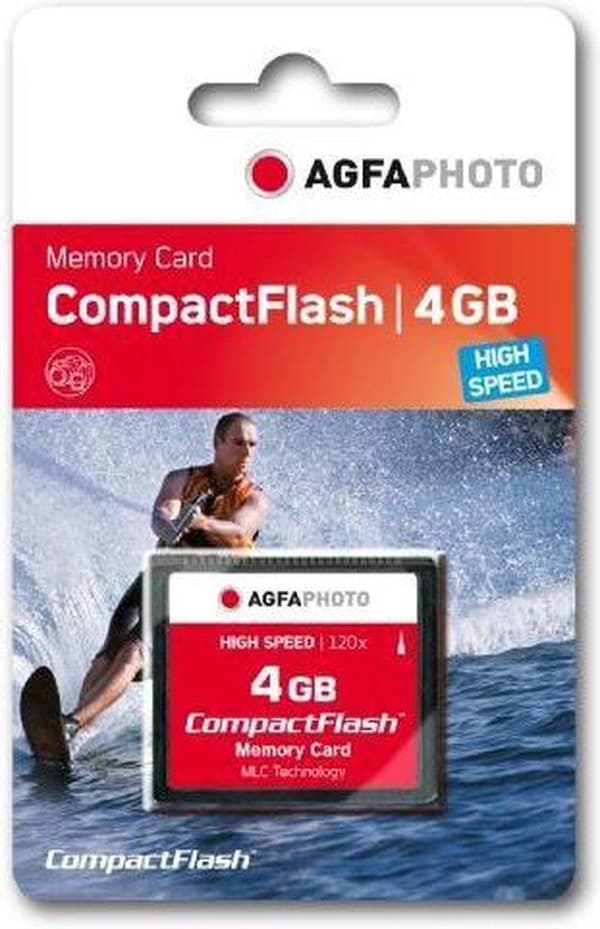 AgfaPhoto Compact Flash, 4GB 4GB CompactFlash flashhukommelse