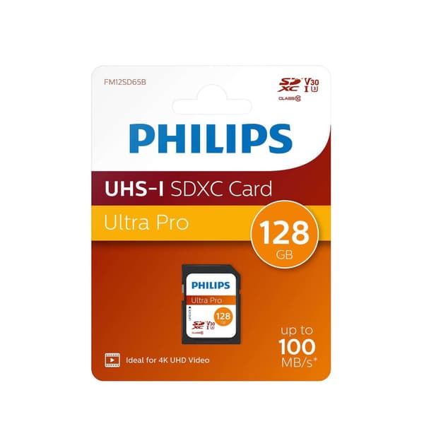 Philips FM12SD65B - SDXC-kort 128GB - Klasse 10 - UHS-I U3