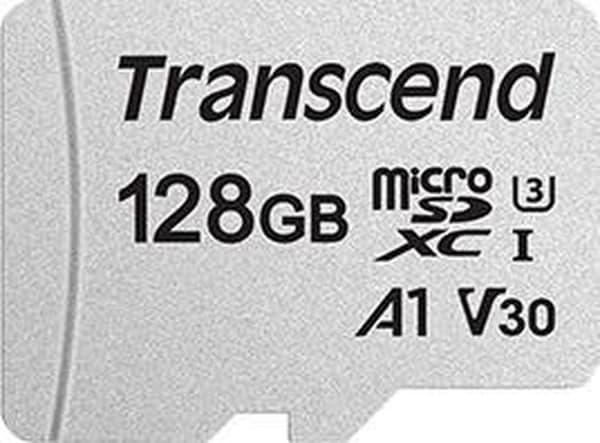Transcend 128GB micro SD Class 10 U3 300S minneskort