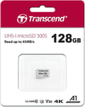Miniatyrbild 2 av 6: Transcend 128GB micro SD Class 10 U3 300S minneskort