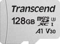 Miniatyrbild 1 av 6: Transcend 128GB micro SD Class 10 U3 300S minneskort