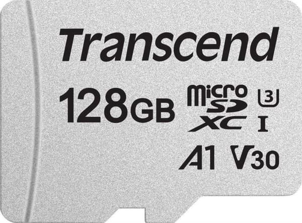 Transcend 128GB micro SD Class 10 U3 300S minneskort