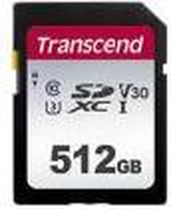 Transcend 300S - Flash-minneskort - 128 GB - Video Class V30 / UHS-I U3 / Class10 - SDXC UHS-I